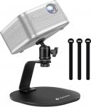CAHAYA Lauaprojektori statiiv, mini, 360&deg; p&ouml;&ouml;ramine, 1/4" kinnituskruvi, &uuml;hildub enamiku projektorite, kaamerate, monitoridega, 5kg kandev&otilde;ime, kaablite hoiustamine 3 korraldajaga