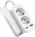 Jaapani reisiadapter koos PD20W USB kiirlaadijaga, Jaapani pistikupesa adapter, 2-kordne pistikupesa adapter Jaapanile, Panamale, Tai, Vietnamile, Taiwanile, 1,5 m kaabel, t&uuml;&uuml;p A