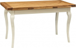 Biscottini Extendable Dining Table, Made in Italy, 140 x 80 cm, Dining Table, Solid Wood, Extendable Kitchen Table