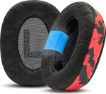 WC Freeze V2 G PRO X - Wicked Cushions'i Logitech G Pro X-seeriaga &uuml;hilduvad jahutusgeeliga k&otilde;rvapadjad | Uus Freeze V2 jahutuskangas ekstra paks | Punane Camo