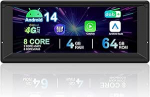 Autoradio Android 13 VW Golf 5 6, T5, Polo 6R, 8-tuumaline 4+64GB VW Caddy raadio, Passat, CarPlay, Android Car, Navi, Bluetooth, WiFi, USB, FM, SD, RCA, valikuline DAB (10.25 tolli BMW E39 jaoks)