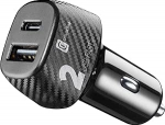 Cellularline Car Multipower 2 Fast+ - iPhone, Samsung, Huawei ja muud nutitelefonid ja tahvelarvutid