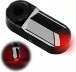 Solar Powered Fake auto alarm vilkuv valgus punase LED Intelligent Light Sensor USB Backup laadimine vargusvastane Dummy Alarm auto Van Security simuleeritud