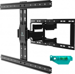 ONKRON SM6-B teleri seinaplaat p&ouml;&ouml;rlev 32-90-tollise teleri jaoks kuni 50 kg, Ultra Slim TV seinaplaat pikendatav, kallutatav - Max VESA 600 x 400 teleri seinaplaat seinaplaat mustana