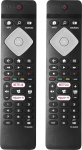 BRC0884301/01 Universaalne asenduskaugjuhtimispult, mis &uuml;hildub Philips TV Ambilight LCD LED 3D HD Smart TV-ga 2 tk.