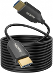 SOEYBAE 4K HDMI fiiberoptiline kaabel 15M 4K @ 60Hz 18Gbps, fiiberoptiline HDMI 2.0b kaabel HDR10, HDCP 2.2 & 3D, Ultra HD kaabel kodukino, PS4/PS5, Xbox Series X/S, Fire TV, projektor, Soundbar jaoks.