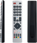 Sharp Aquos Smart TV asenduspult (RMC0133, RMC0134) Universaalne sobib 4K UHD mudelitele, ei vaja seadistamist, sisaldab Netflix/F-Play otsenuppe