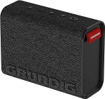 GRUNDIG Solo 2 Bluetooth-k&otilde;lar, 4,3 W RMS, Bluetooth V5.3, kuni 30 m raadius, kuni 18+ tundi aku kestvust, energiapanga funktsioon, k&auml;ed-vabad funktsioon, pritsmekindel korpus, must