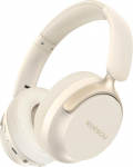 RORSOU B8 Over-Ear Bluetooth Kopfh&ouml;rer, 6 EQ Musik Modi, 50 st&uuml;ndige Laufzeit, Deep Bass Wireless Kopfh&ouml;rer mit Mikrofon, leichtgewichtiger klappbarer HiFi Stereo Headset f&uuml;r iPad/Tablet/PC Beige-Wei&szlig;