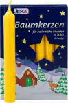 OLShop AG 2 naturaalsete puuk&uuml;&uuml;nalde pakend umbes 15 x 125 mm (2 x 12 tk) J&otilde;uluk&uuml;&uuml;nlad P&uuml;ramiidk&uuml;&uuml;nlad