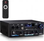 Stereov&otilde;imendi - WOOPKER AK55 HiFi-v&otilde;imendi Stereovastuv&otilde;tja 600 W, 2.0-kanaliline Bluetooth-v&otilde;imendi FM-raadio, OPT/AUX/RCA/USB, 2 mikrofonisisendit k&otilde;larite jaoks