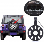 Auto &ouml;ise n&auml;gemise tagurduskaamera parkimiskaamera parkimisabi v&auml;rviline kaamera tagurduss&uuml;steem veekindel Jeep Wrangler Willys Unlimited Sahara varurehvi Rubicon asendusrataste paigaldus