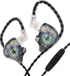 Yinyoo KBEAR Storm Professional In-Ear k&otilde;rvaklapid Monitor k&otilde;rvaklapid lauljad trummarid muusikud Custom Wired k&otilde;rvaklapid IEM k&otilde;rge resolutsiooniga eemaldatav h&otilde;betatud OFC kaabel