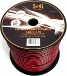 Valjuh&auml;&auml;ldi kaabel 2 x 2,5 mm&sup2; 100 m spool - Punane/must - CCA - Audiokaabel - KAABELID