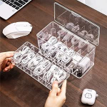 Kahekihiline kaabli korrastuskast kaanega, 12 ruudustikuga kaabli korralduskast, suur hoiukast laadimis&uuml;henduste jaoks, kaablijuhtimiskast - tasuta 15 tk kaablisidemed ja klassifikatsioonim&auml;rgis