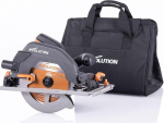 Evolution Circular Saw R185CCSX+ Circular Saw Plunge Saw 1600 W Incl. Diameter 185 mm HM Saw Blade Multi-Material Cutting Wood, Aluminium, Steel, Plastic | Rail Compatible | Plus Package with Carry