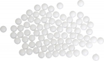 100 x 6mm tahked Delrin POM plastkuulid ventiili komponentide, laagrite, gaasi/vee rakenduste jaoks