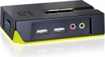 Level One 2-pordiline 2*USB KVM koos audiobl, KVM-0221