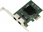 KALEA-INFORMATIQUE PCIe x1 v&otilde;rgukontrolleri kaart 2 port RJ45 DUAL LAN GIGABIT ethernet 10 100 1000Mb 1G - BroadCom BCM5720 - madal ja k&otilde;rge profiiliga