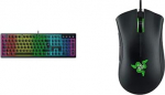 Razer Ornata V3 + DeathAdder Essential (2021) Bundle - Flat Mecha Membrane Gaming Keyboard DeathAdder Wired Gaming Mouse optilise anduriga, 6400 DPI, Must