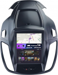 [4G + 64G] Android 14 Double DIN autoraadio Ford Kuga Escape C-max (2013-2017) Carplay DSP kaamera MIC Free Support Roolijuhtimine RDS 4G WiFi DAB BT5.0 IPS 9.7 tollile