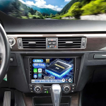 SIXWIN [Qualcomm 8 Core 4+64G] Android 15 autoraadio koos CarPlay / Android autoga BMW 3 seeria E90 E91 E92 E93 2005-2011.9-tolline puuteekraan koos WiFi 6 GPS Bluetooth 5.1 FM / RDS DSP + tagurduskaamera