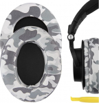 Geekria QuickFit proteiinnahast asendusk&otilde;rvapadjad ATH M50X, M50XBT, M50XBT2, M50, M40X, M30, M20, M10 k&otilde;rvaklappide k&otilde;rvapadjad k&otilde;rvaklappide k&otilde;rvakuppide remonditarvikud (Camo)