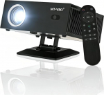 MT-VIKI 4K projektor Nutikas projektor kodukino toetab 18000 luumenit Auto Focus / Auto Keystone Correction projektor Full HD 1080P resolutsiooniga 360&deg; p&ouml;&ouml;ratava statiiviga