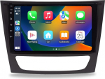 SWTNVIN CarAutoPlay Android 12 autoraadio Stereo GPS navigatsioon sobib Mercedes Benz E / CLS klassi W211 W219, 9-tolline IPS puuteekraan Bluetooth 5.0 WiFi SWC-ga (6GB + 128GB)
