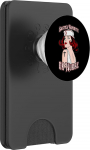 Weihnachtsmann's Favorite oder Krankenschwester Weihnachten Vintage Pop Art Girl PopSockets PopWallet f&uuml;r MagSafe