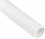 Laineeritud toru Auto kaabli kaitse toru Auto PP kaabli toru Paindlik t&uuml;hi toru Isolatsioonitoru Kaabli kaitse toru Laineeritud voolik Kaabli juhtimine Valge v&auml;line 21 mm pikkus 10 m