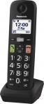 Panasonic KX-TGUA10EXB lisak&auml;eklapp KX-TGU130/KX-TGU110 digitaalsetele juhtmeta telefonidele - suured nupud, lemmikute nupp, kuuldeaparaadiga &uuml;hilduv, p&otilde;hiseade vajalik, must