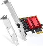 Binardat 2.5G PCIe v&otilde;rguadapter, RTL8125B 2500/1000/100Mbps Ethernet kaart RJ45 LAN kontroller Support PXE for Windows/Linux/Mac