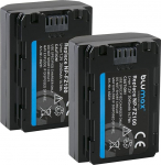 2 x Blumax aku &uuml;hildub Sony NP-FZ100 | 2040 mAh - Alpha 9 II / A9 A9S / 7C 7R4 / FX30 // A7C A7 III - IV / A1 6600 / Ilce 6600 / Ilme FX30 jaoks