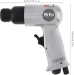 Vasarad 9150 160mm Professional Handheld Gun gaasi labidad Super Duty Air Hammer v&auml;ike rooste eemaldaja l&otilde;ikamine pneumaatilised t&ouml;&ouml;riistad (v&auml;rv : 5 labidas pea)