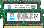 8GB komplekt 2X 4GB DDR3L-1600 SODIMM PC3 PC3L 12800S 4GB 204-pin 2Rx8 DDR3 1600MHz puhverdamata mitte-ECC 1.35V CL11 Dual Rank s&uuml;learvuti m&auml;lu