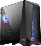 MSI MEG Prospect 700R Mid-Tower ATX korpus (2x USB 3.0, 1x Type-C pesa, 4x 140mm A-RGB ventilaator, must, RGB)