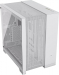 CORSAIR 6500D Airflow Mid-Tower ATX arvutikapp - Ilma ventilaatorita - Kahekambriline disain - Suurep&auml;rane jahutuspaindlikkus - &Uuml;hildub p&ouml;&ouml;rd&uuml;hendusega emaplaatidega - Valge
