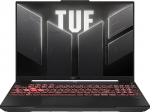 ASUS TUF Gaming A16 FA607PI-QT007W S&uuml;learvuti 40,6 cm (16") WQXGA AMD Ryzen 9 7845HX 16 GB DDR5-SDRAM 1 TB SSD NVIDIA GeForce RTX 4070 Wi-Fi 6 (802.11ax) Windows 11 Home Must,Hall
