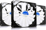AABCOOLING Silent Force Fan 14 - Vaikne ja t&otilde;hus 140 mm korpuseventilaator 4 vibratsioonivastase padjaga - protsessoriventilaator, ventilaator 12 V, korpuseventilaator, jahuti, 8,6 dB(A), 100 m3/h - v&auml;&auml;rtuspakett 3-st