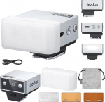 Godox iT20-C iT20 C kaamera v&auml;lklambi Speedlite valge hajutiga 6 v&otilde;imsuse taset 700 v&auml;lku t&auml;isv&otilde;imsusel TTL 1,5s v&auml;lgukorduse aeg kaamera v&auml;lklambi magnetilise v&auml;rvikiibiga Canon DSLR-ile (h&otilde;bedane)