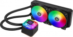 SilverStone Technology IceGem 240P 240mm ARGB AIO vedelikjahuti 2 x 120mm ARGB ventilaatoriga SST-IG240P-ARGB