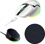 Razer Basilisk V3 Pro - valge + Hiire doki Pro + traadita laadimiskaaslane komplekt
