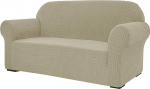 SU SUBRTEX 1-osaline Stretch diivanikate Spandex Jacquard kangas Slipcovers diivanile, diivanile tugitoolile, libisemisvastane m&ouml;&ouml;bli kaitsja (Loveseat, khaki)