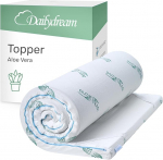 Dailydream Visko-Elastiline madratsitopper, Aloe Vera, Memory Foam efektiga, 90x190x5cm