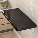 Platzsparender wandmontierter Drop-Leaf-Tisch, schwimmender Laptop-Schreibtisch f&uuml;r Zuhause, B&uuml;ro, Arbeitszimmer und Schreiben, verstellbare Gr&ouml;&szlig;e, faltbarer H&auml;ngetisch, perfekt f&uuml;r kleine R&auml;ume