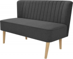 Homgoday diivan kangas 117 x 55.5 x 77 cm Tumehall diivan Diivan Kahekohaline diivan L&otilde;&otilde;gastav diivan Polsterdatud diivan Kaasaegne Lounge diivan Elutuba Diivan elutuppa Vastuv&otilde;tu kontorisse