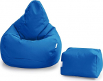 Loft 25 Bean Bag Playeri tool siseruumidesse elutuppa v&auml;ljas veekindel Ergonoomiline disain keha toetamiseks vastupidav ja mugav (Maroko sinine, Bean Bag komplekt)