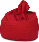 Birne Puff Puf Bean Bag tool kunstnahast - punane