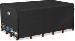 Zettum aiam&ouml;&ouml;bli katted Ristk&uuml;lik 600D Raske Oxfordi kangast Patio m&ouml;&ouml;bli katted aiam&ouml;&ouml;bli jaoks v&auml;ljas laudade komplekt vastupidav tuulekindel veekindel 200x160x77cm